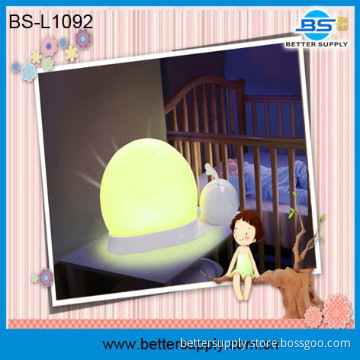 New design Snail night light for kids and led battery powered light